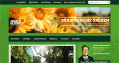 Desktop Screenshot of gruene-in-halle.de