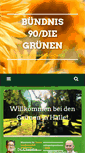Mobile Screenshot of gruene-in-halle.de
